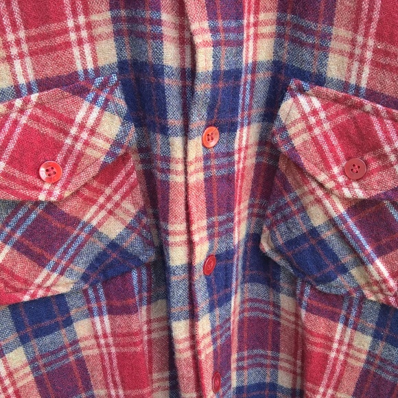 Vintage K-Mart Wool Flannel - Picture 2 of 6